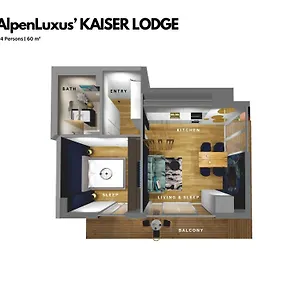 Kaiser Lodge by AlpenLuxus mit Pool&Tiefgaragenstellplatz Wien